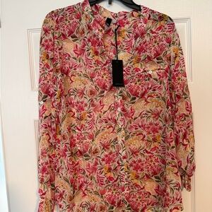 Kut from the Kloth Multicolor Floral Blouse